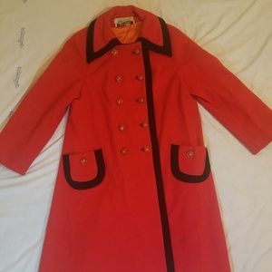 Bullock's Wilshire Double-Breasted VTG Wool Coat